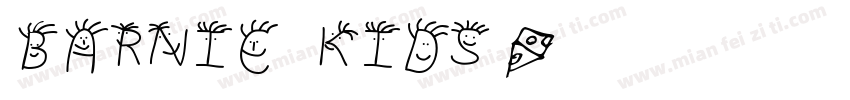 BARNIE KIDS字体转换